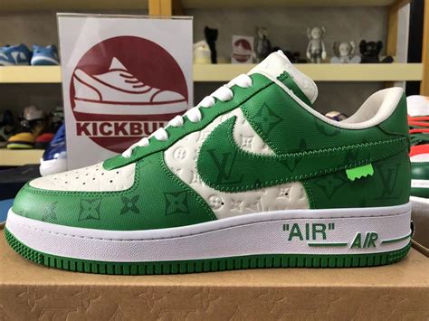 louis vuitton air force 1 green